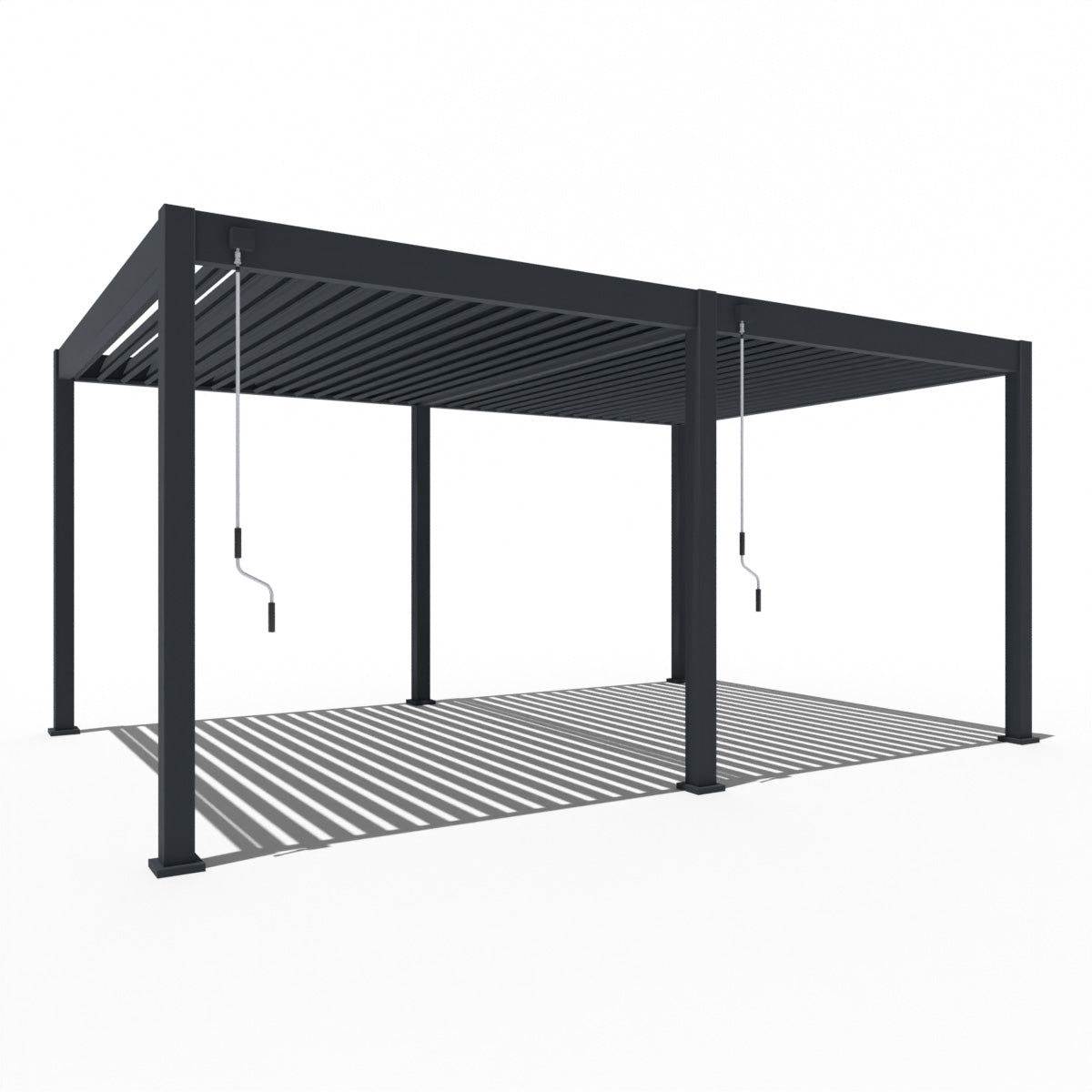 Elegance - Vollaluminium 5,3 x 3,6 Meter Anthrazit