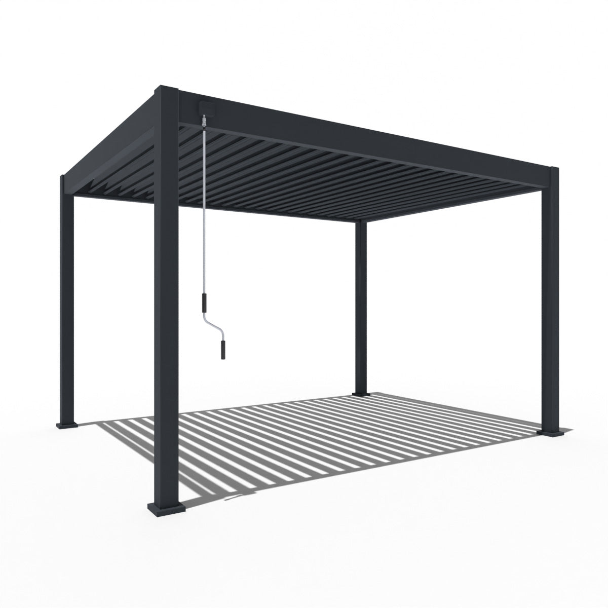 Elegance - Vollaluminium 4 x 3 Meter Anthrazit