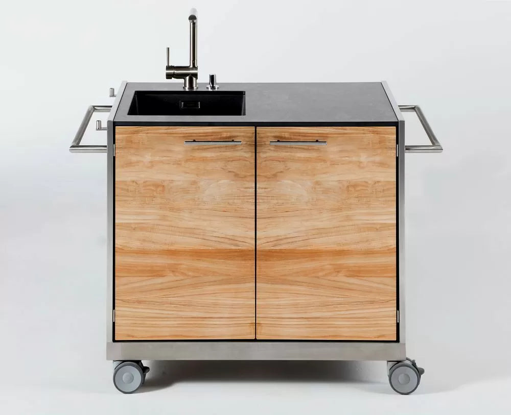 Spülwagen Pro (Front Teak)