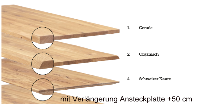 Eiche Ansteckplatten