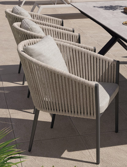 Luvia Stapelstuhl normal rope Sand