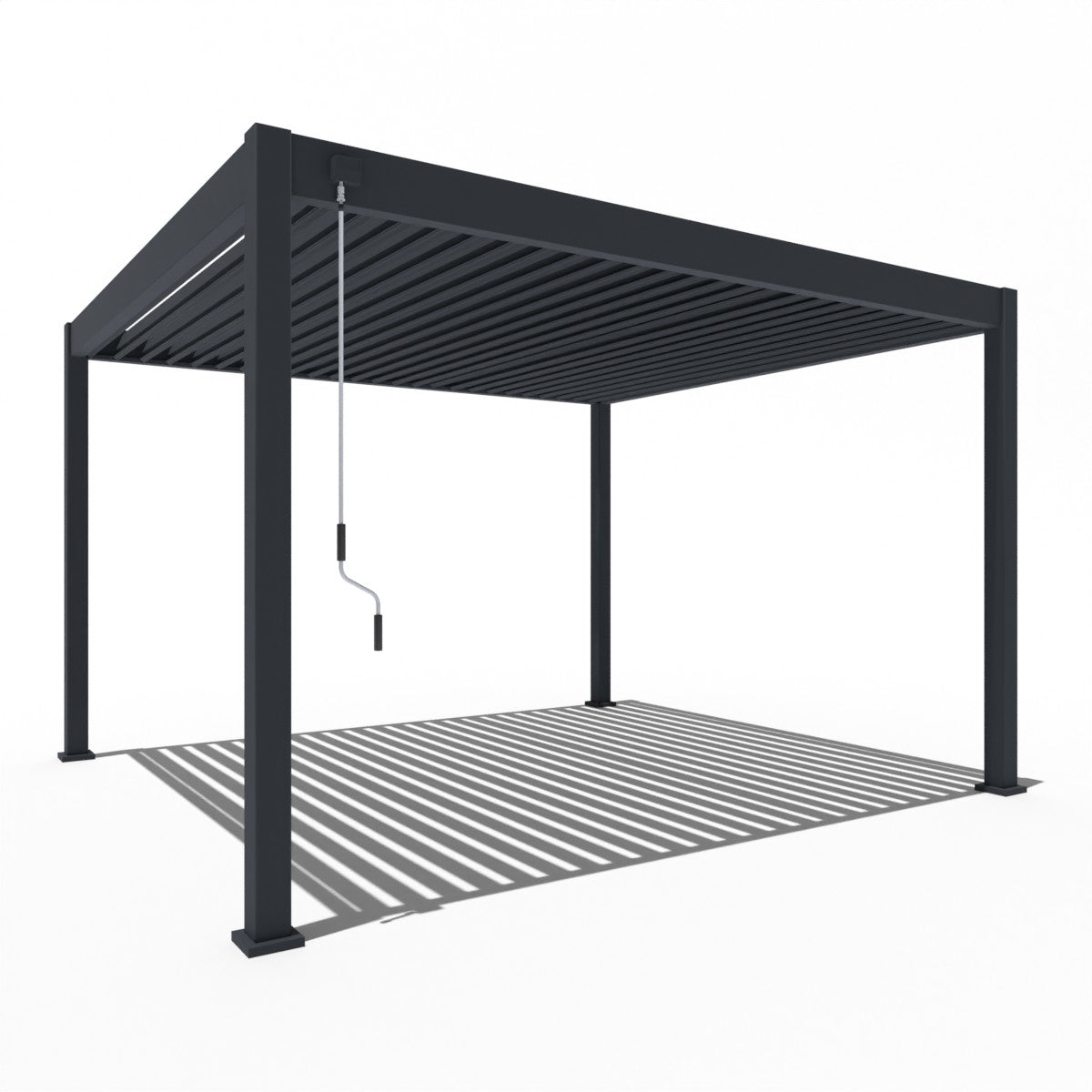 Elegance - Vollaluminium 3,6 x 4 Meter Anthrazit