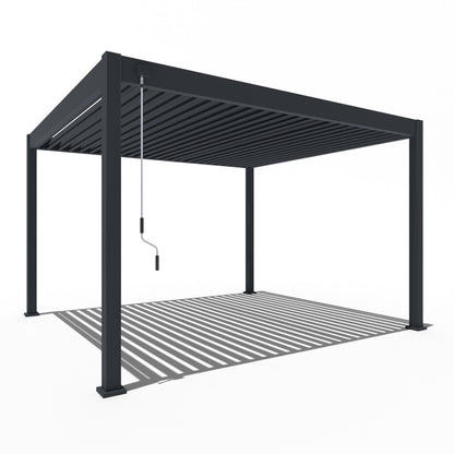 Elegance - Vollaluminium 3,6 x 4 Meter Anthrazit