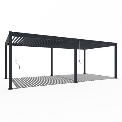 Elegance - Vollaluminium 7,2 x 3,6 Meter Anthrazit