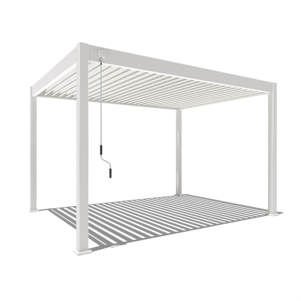 Elegance - Vollaluminium 4 x 3 Meter Weiß