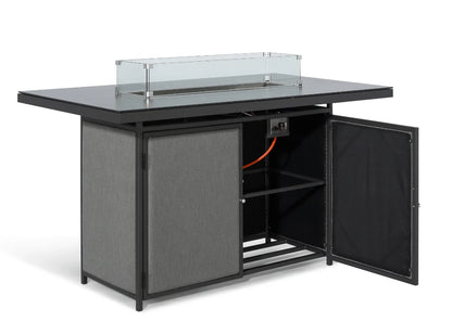 Feuer Bartisch Set 8 Sitzer