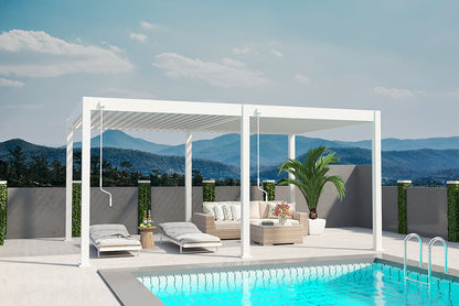 Elegance - Vollaluminium 5,3 x 3,6 Meter Weiß