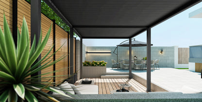 Elegance - Vollaluminium 6 x 3 Meter Anthrazit