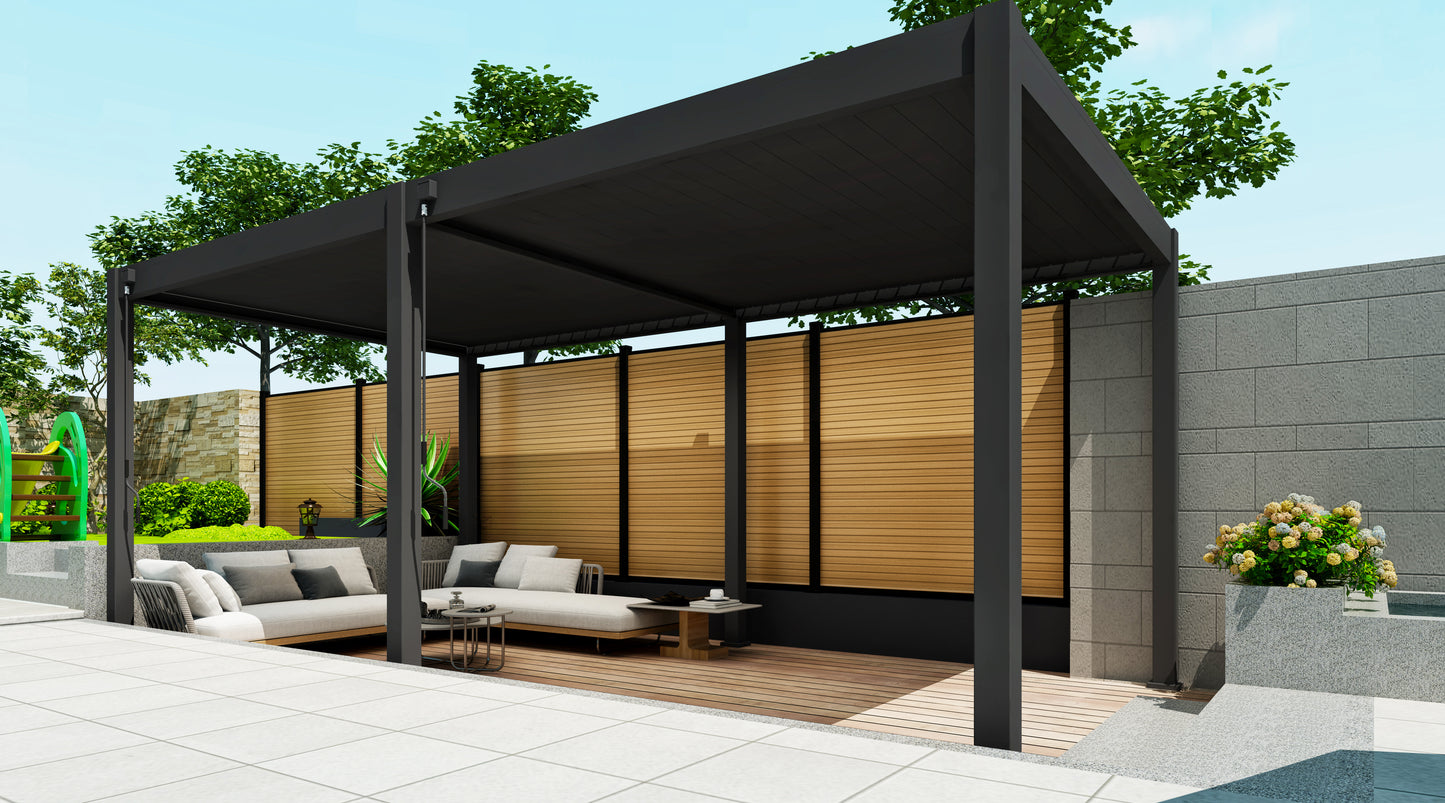 Elegance - Vollaluminium 6 x 3 Meter Anthrazit