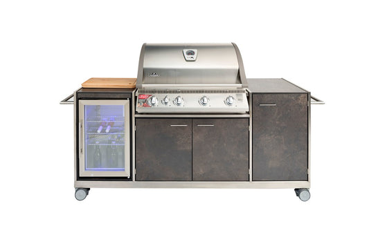 GAS-GRILLWAGEN BASIC HPL-FRONT(Front HPL / Exkl. Grillgerät)