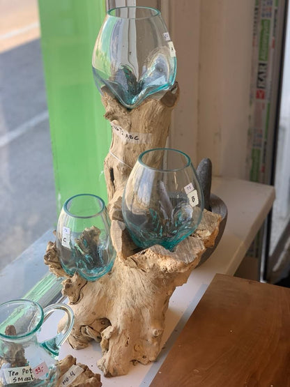 Dreier Vase Ständer klein