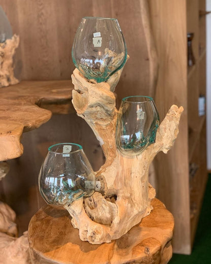 Dreier Vase Ständer klein