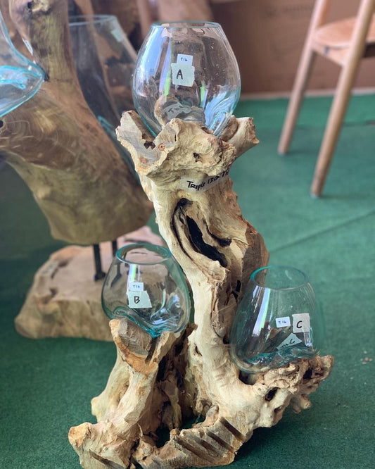 Dreier Vase Ständer klein