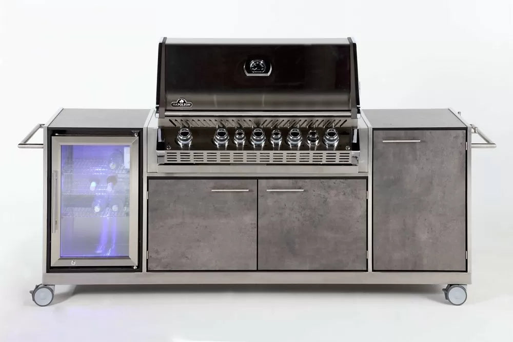GAS-GRILLWAGEN PRO HPL-FRONT(Front HPL / Exkl. Grillgerät)