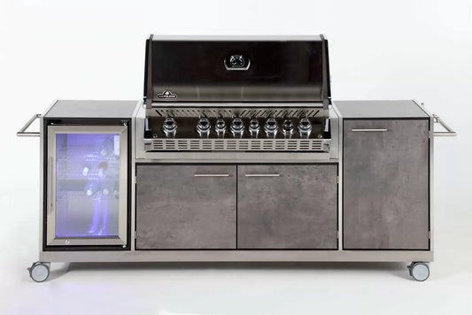 GAS-GRILLWAGEN PRO HPL-FRONT(Front HPL / Exkl. Grillgerät)