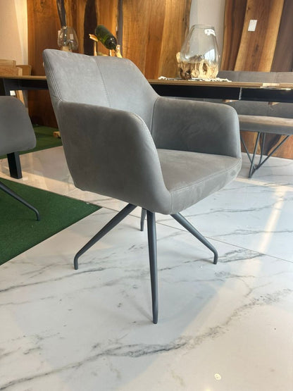 Sessel Porto / Spider Gestell / Leder