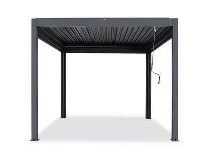 Pergola Sky Lite inkl LEDs - 4 x 3 Meter Anthrazit - Vollaluminium