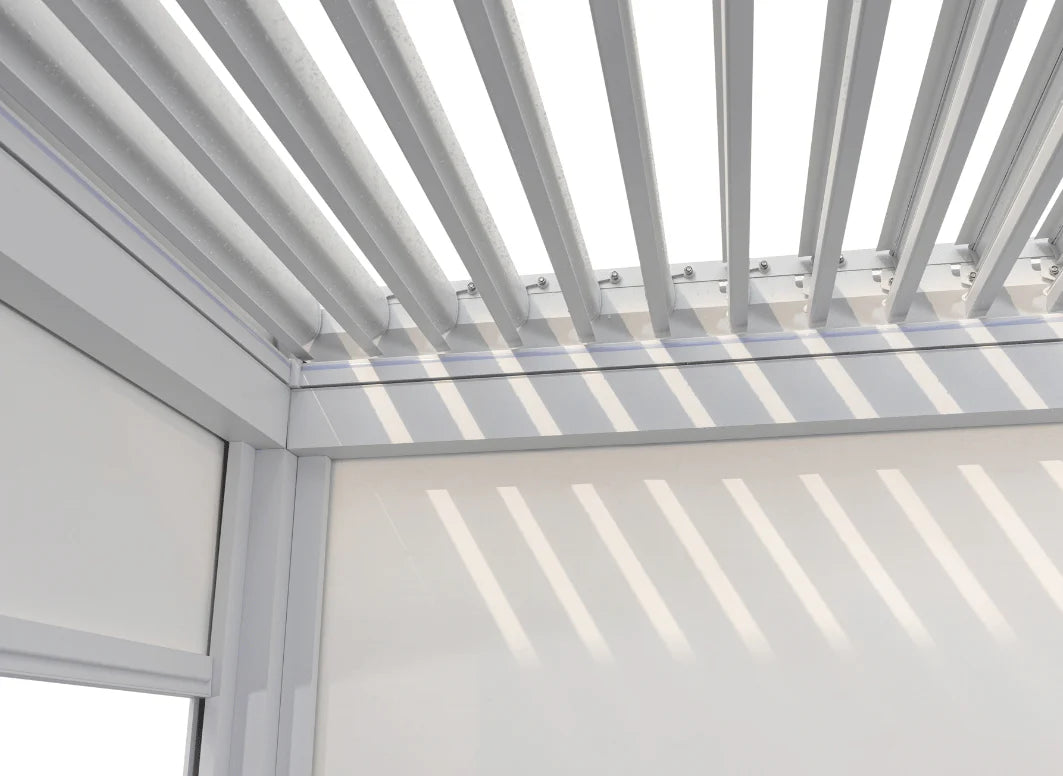 Pergola Sky Lite inkl LEDs - 4 x 3 Meter Anthrazit - Vollaluminium