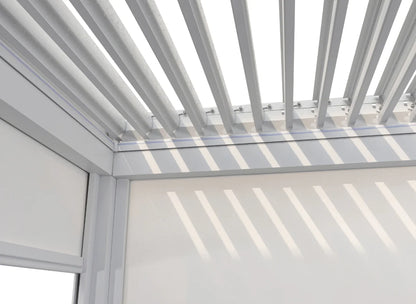 Pergola Sky Lite inkl LEDs - 4 x 3 Meter Anthrazit - Vollaluminium