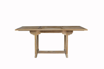 Ausziehtisch Rechteckig, Massive Teak Tisch, Gartentisch