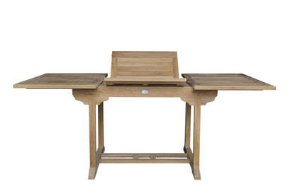 Ausziehtisch Rechteckig, Massive Teak Tisch, Gartentisch