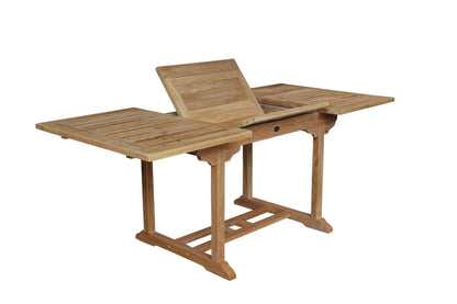 Ausziehtisch Rechteckig, Massive Teak Tisch, Gartentisch