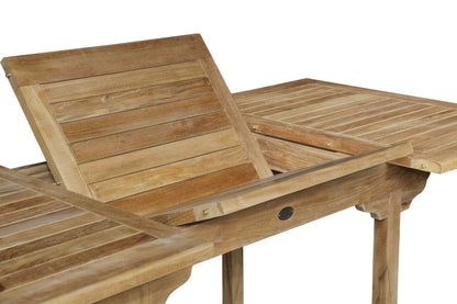 Ausziehtisch Rechteckig, Massive Teak Tisch, Gartentisch