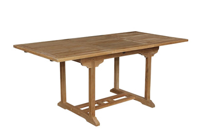 Ausziehtisch Rechteckig, Massive Teak Tisch, Gartentisch