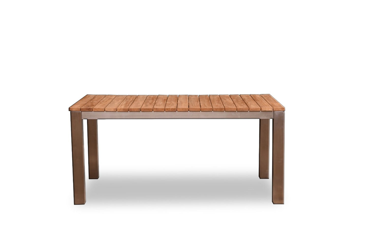 Sterno Edelstahl Teaktisch - Ausziehbar
