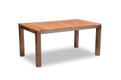 Sterno Edelstahl Teaktisch - Ausziehbar