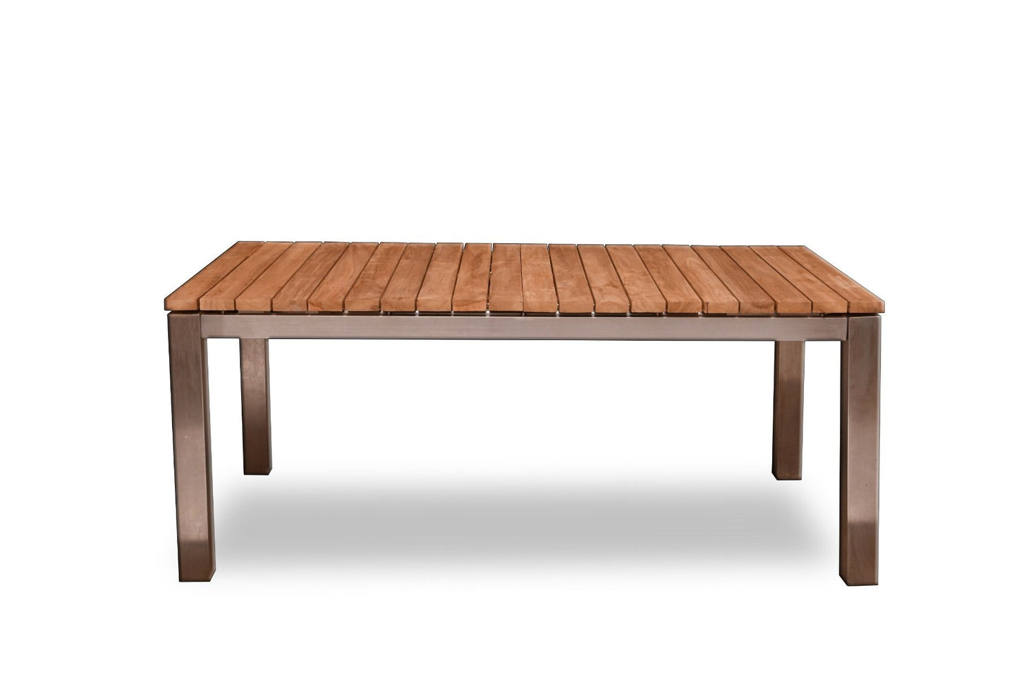 Sterno Edelstahl Teaktisch - Ausziehbar
