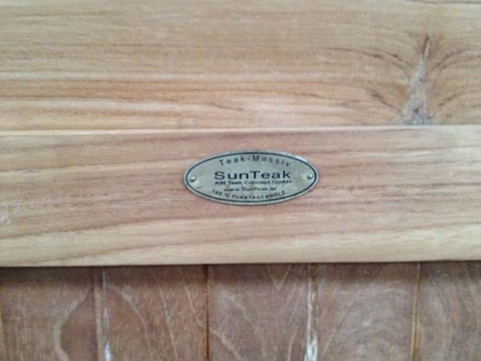 Teak Truhe