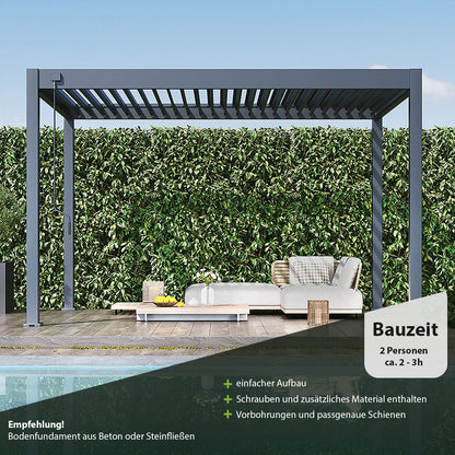 Duo Frame 3 x 4 Meter Anthrazit