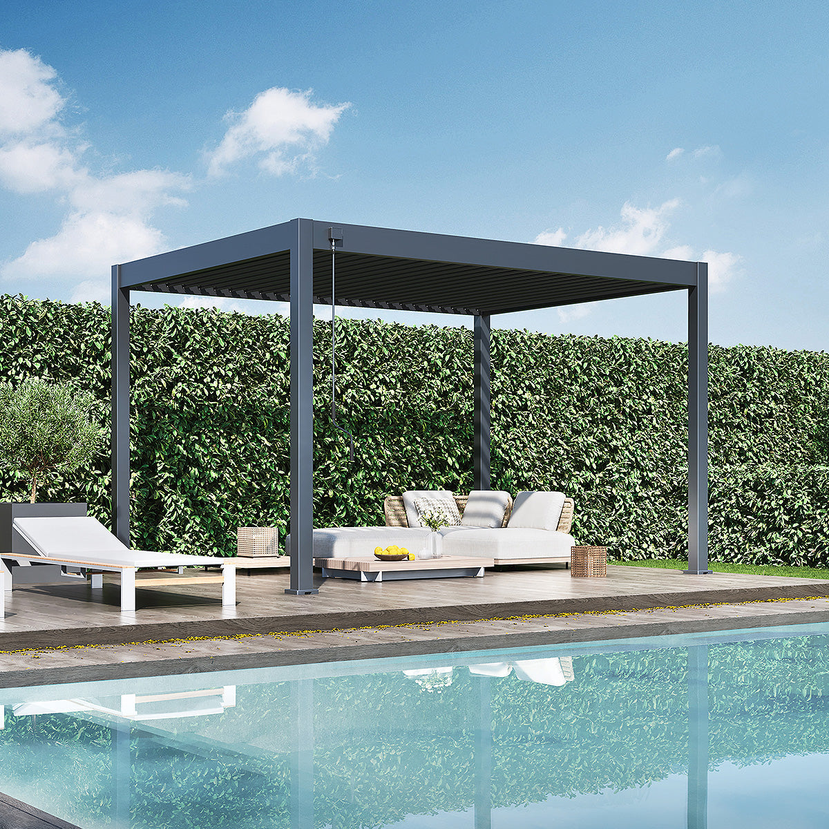 Duo Frame 3 x 4 Meter Anthrazit