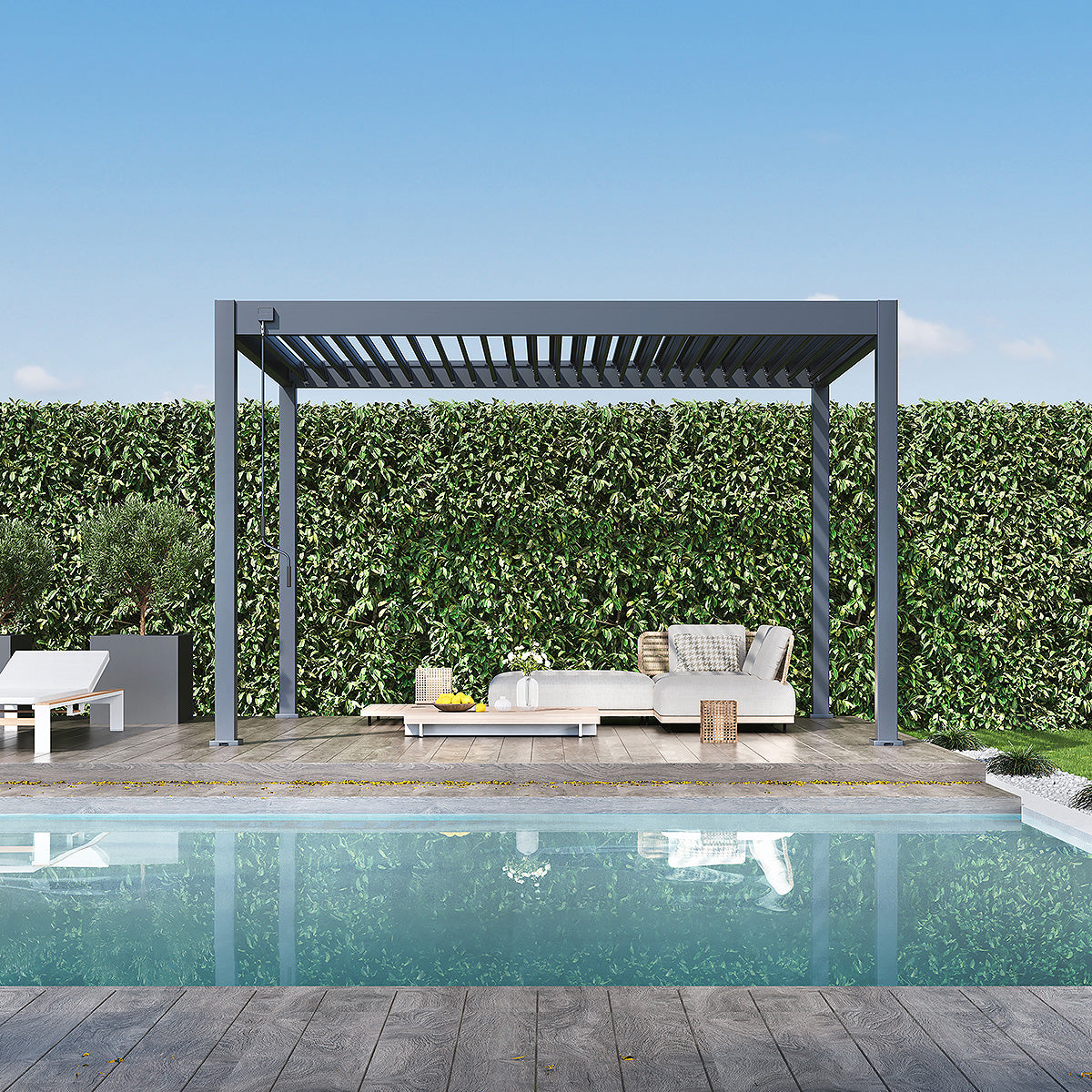Duo Frame 3 x 4 Meter Anthrazit