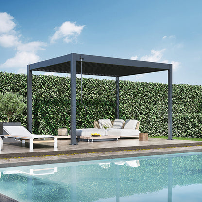 Elegance - Vollaluminium 4 x 3 Meter Anthrazit