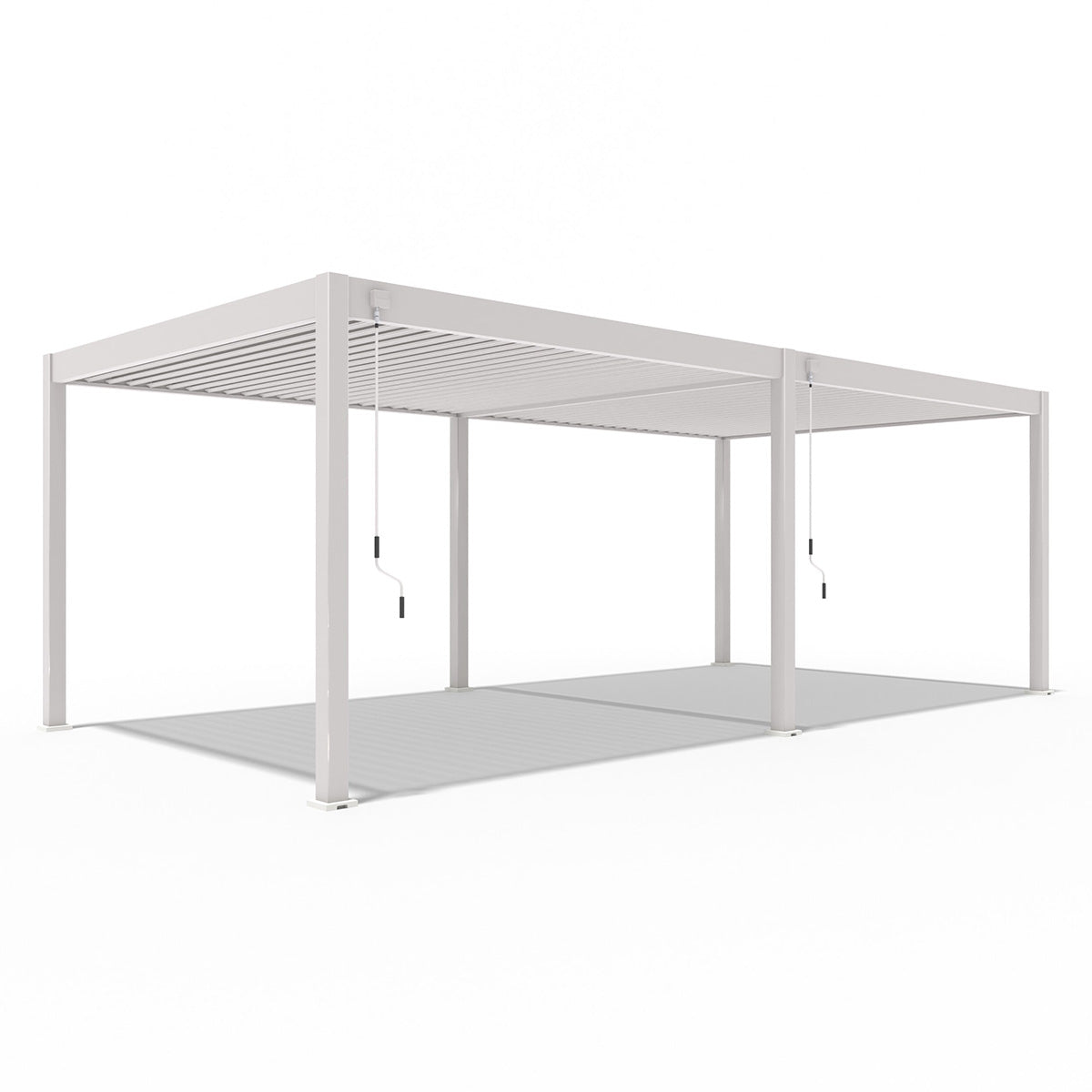 Elegance - Vollaluminium 7,2 x 3,6 Meter Weiß