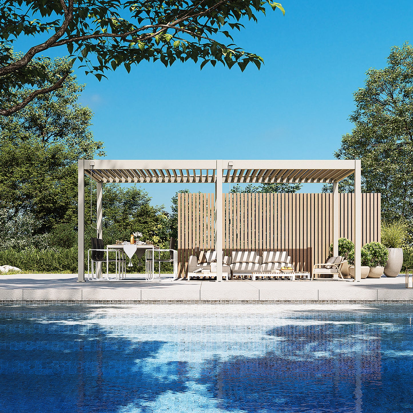 Duo Frame 3 x 5,3 Meter Sand